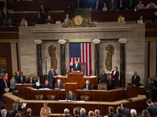 A view from the House floor.