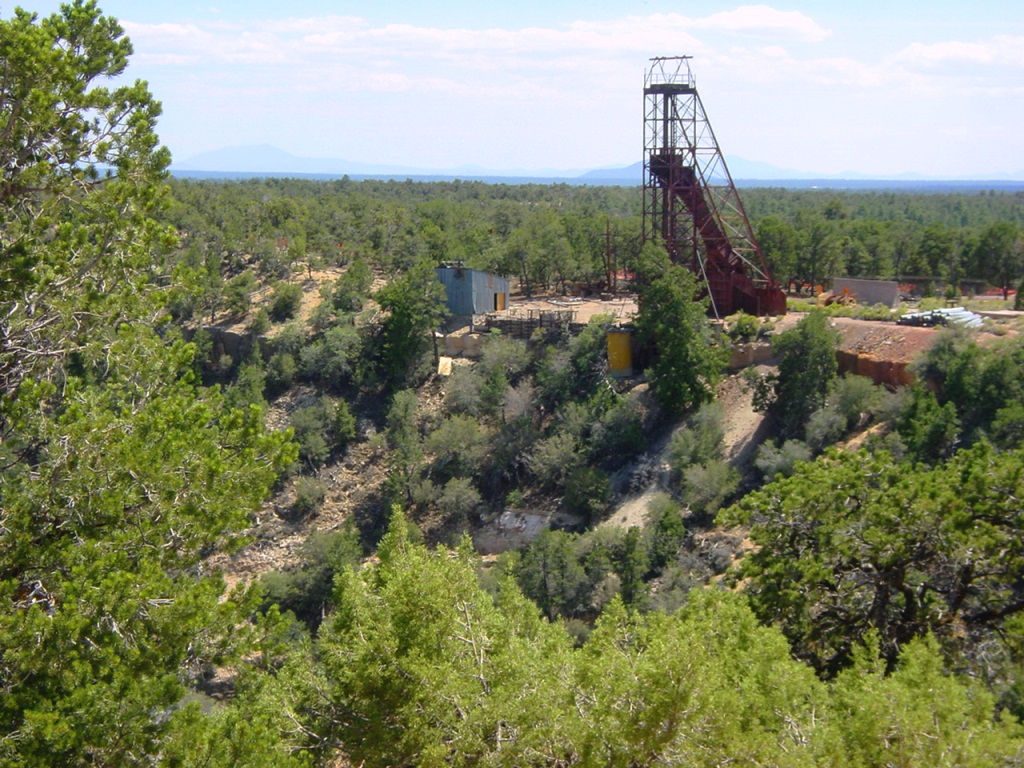 An abandoned mine in the Grand Canyon.