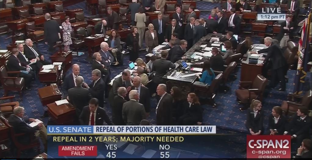 The Senate Votes on Trumpcare.