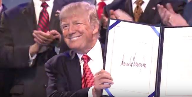 Trump holding up the Veterans Appeals Improvement and Modernization Act