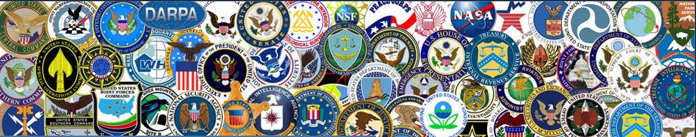 Picture of patches from Government Agencies