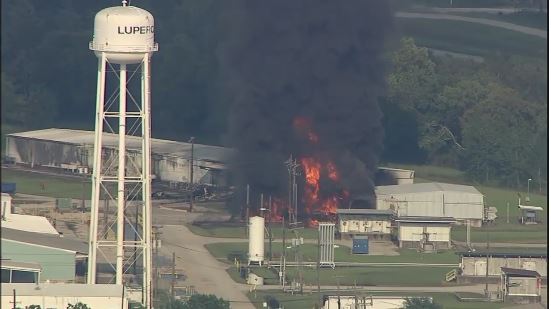 Arkema Chemical Fire in Houston.