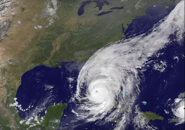 Hurricane Irma as seen from space courtesy of NASA.