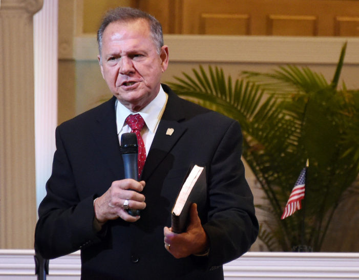 Roy Moore speaking.