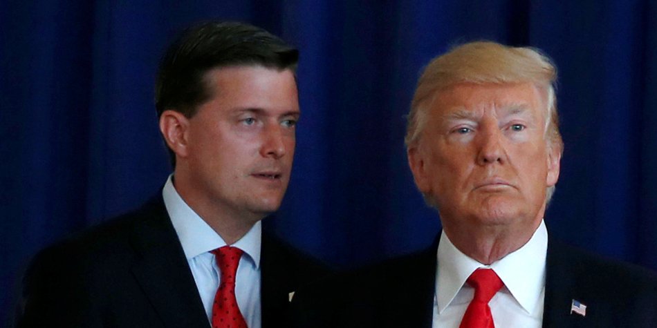 Rob Porter and President Trump