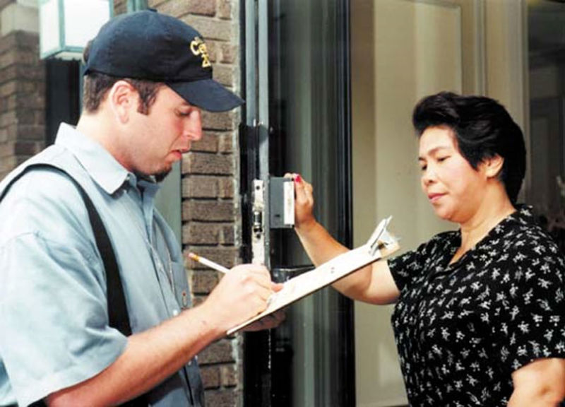 Photo of a Census taker