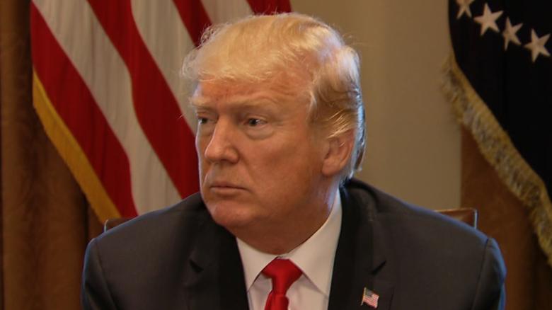 President Trump listening