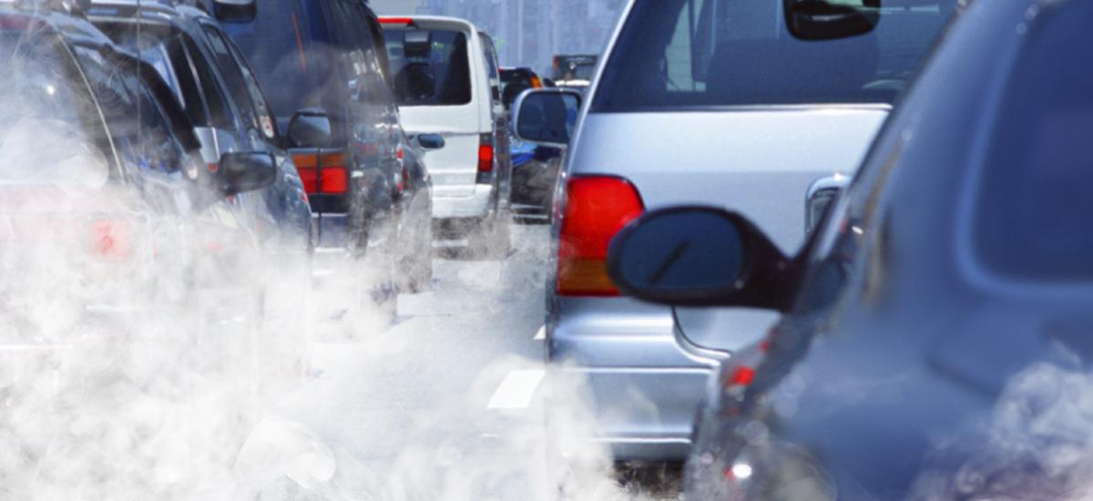 Microscopic Soot From Vehicles in traffic.