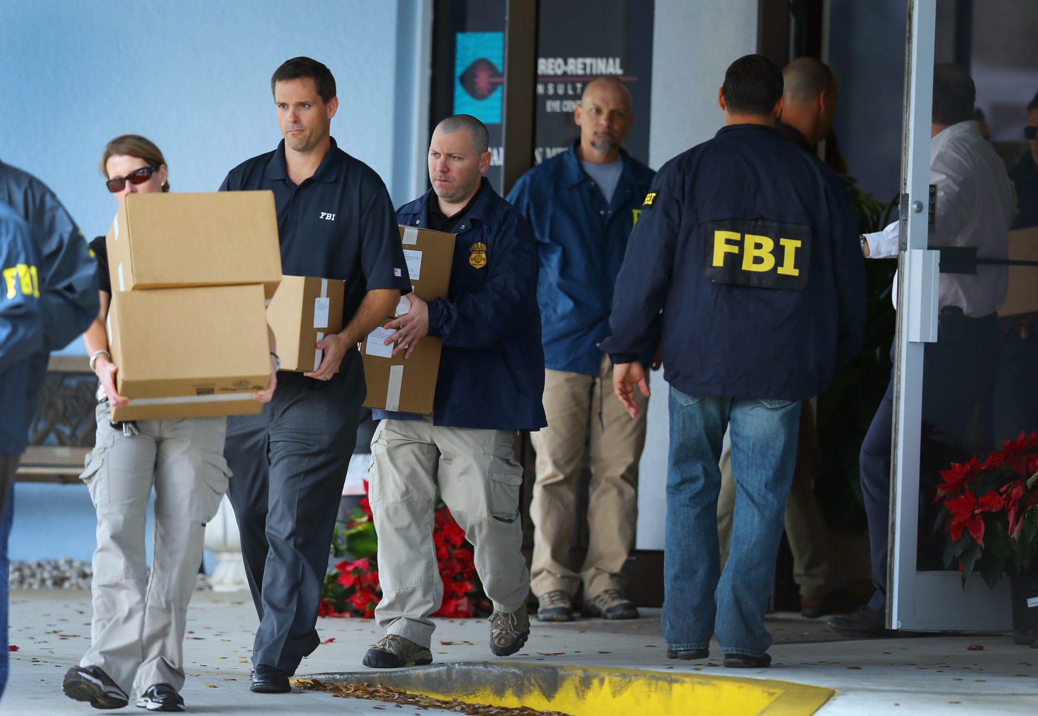 Picture of the Michael Cohen FBI raid.