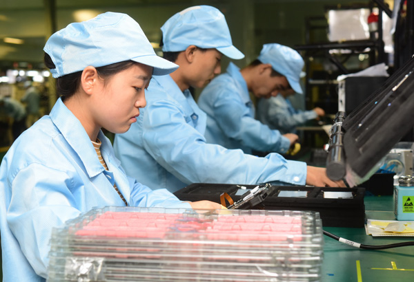 ZTE workers in China