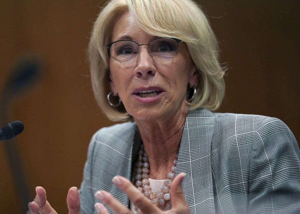 Education Secretary Betsy DeVos