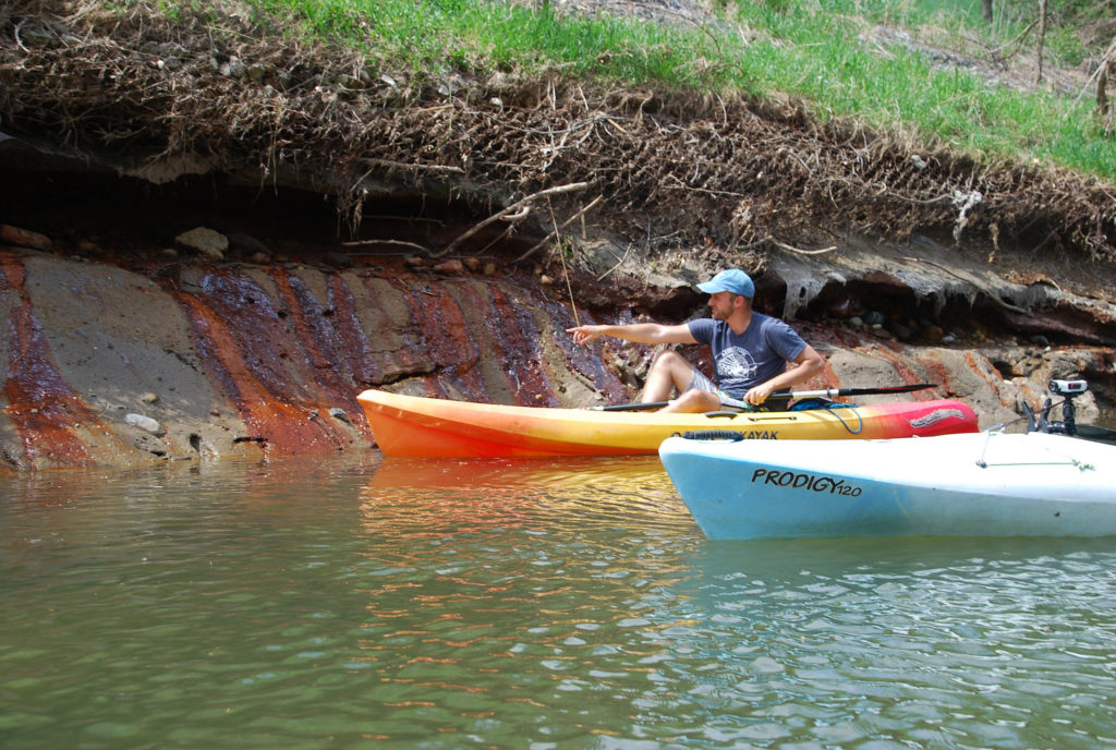 Coal ash contaminants leaching into the Middle Fork of the .Vermilion River in Illinois