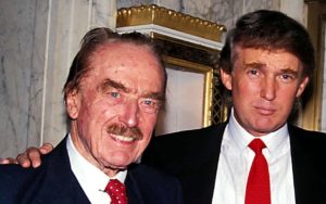 Fred and Donald Trump Donald Trump crappy businessman great con artist with his father Fred.