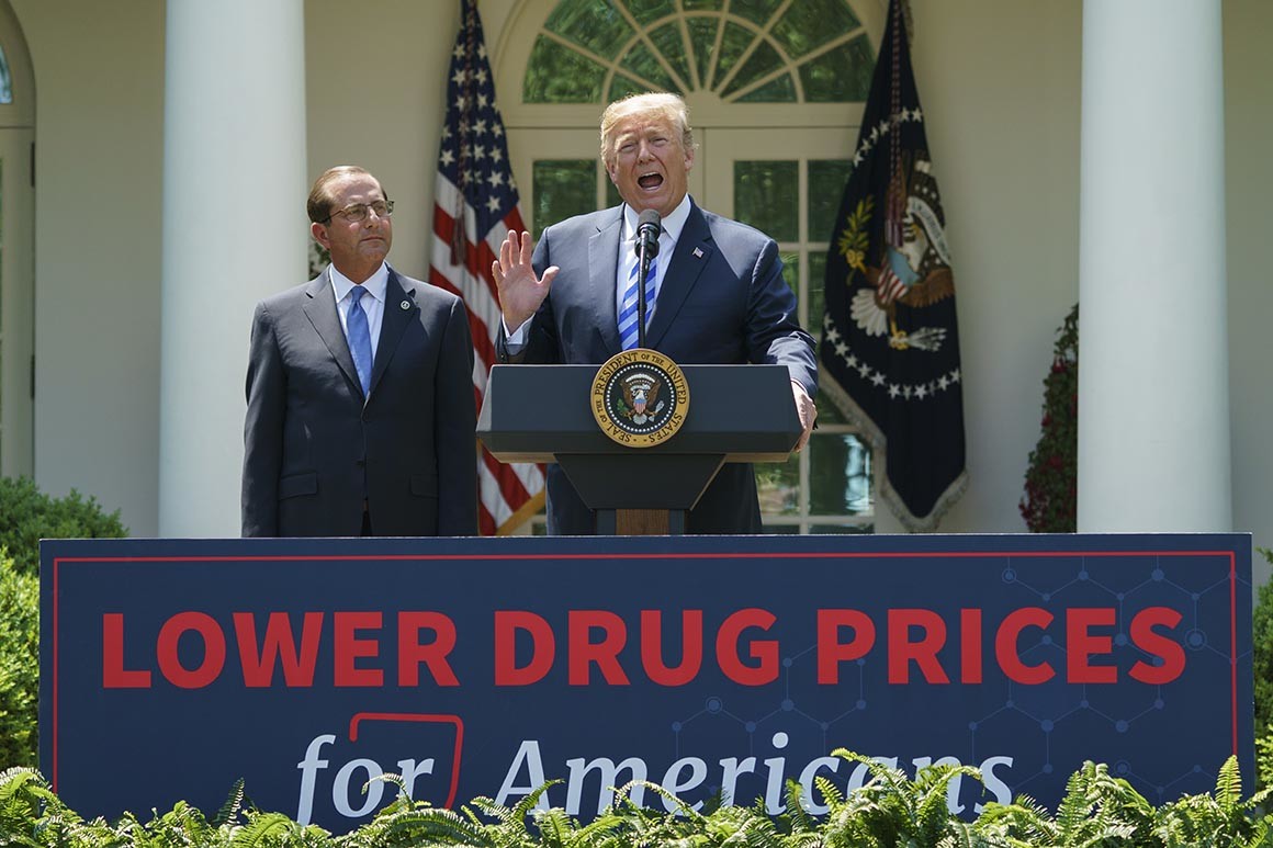 President Trump speaks about lower drug prices.