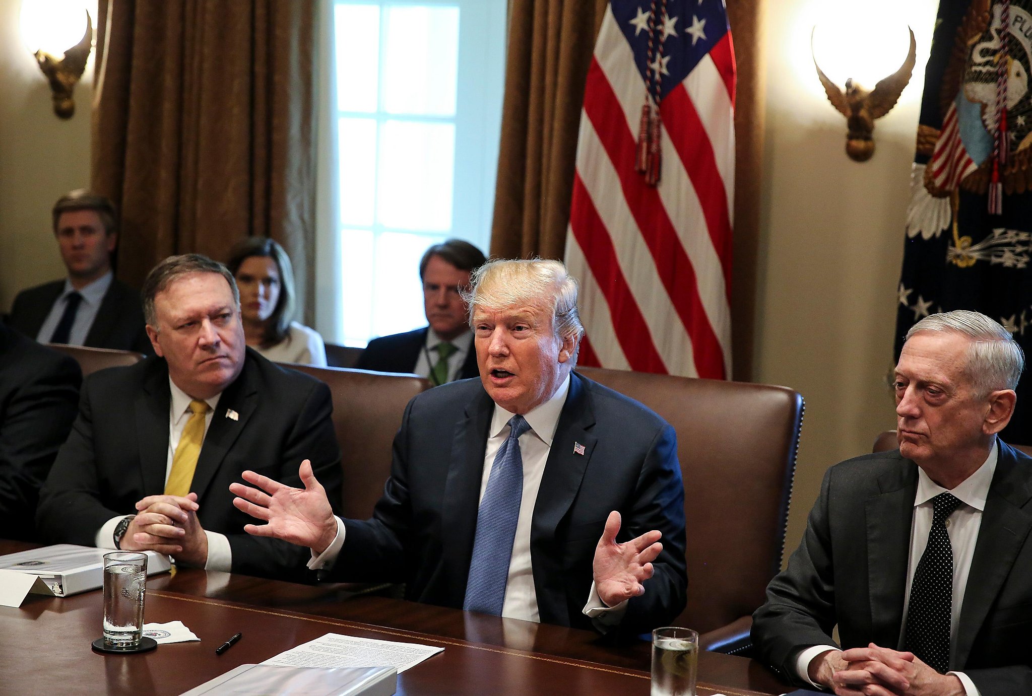 Pompeo, Trump and Mattis