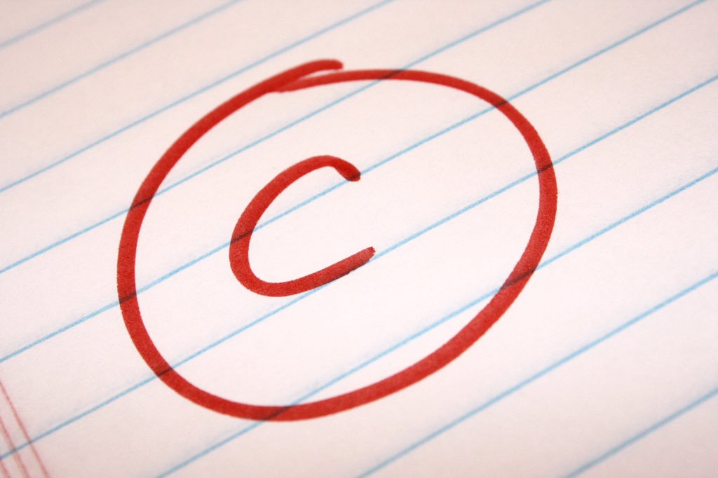 Grade C on a Paper.