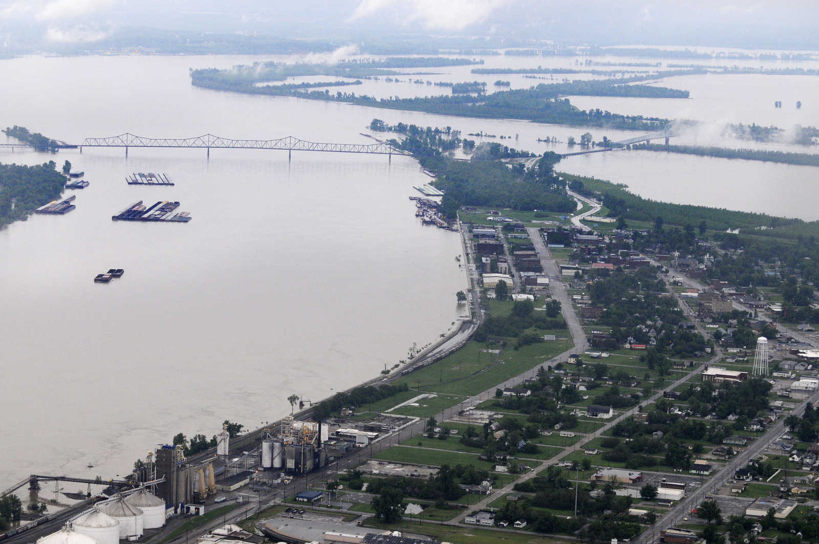 Cairo Illinois on the Mississippi and Ohio Rivers