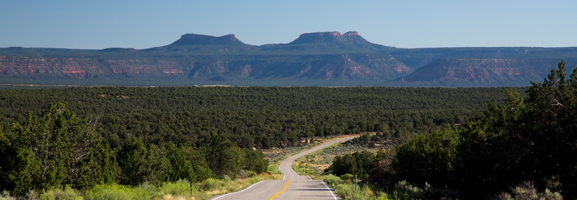 The twin buttes that give the Bears Ears National Monument its name.