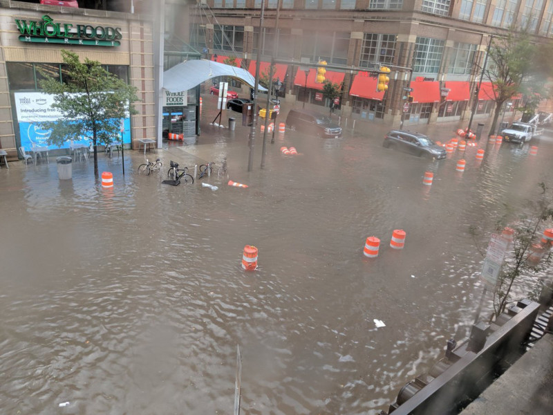 Flooding in Downtown Baltimore