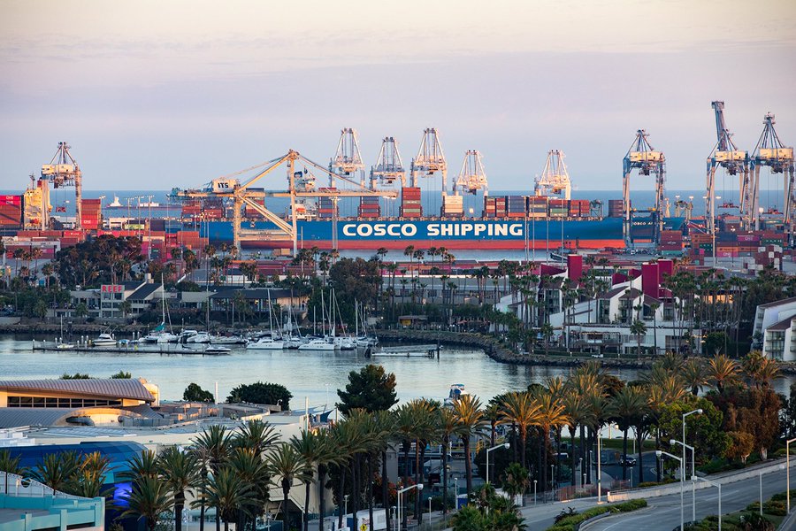 Trump’s Trade Mayhem Hurts the Working-Class People He Claims to Love The Port of Long Beach.