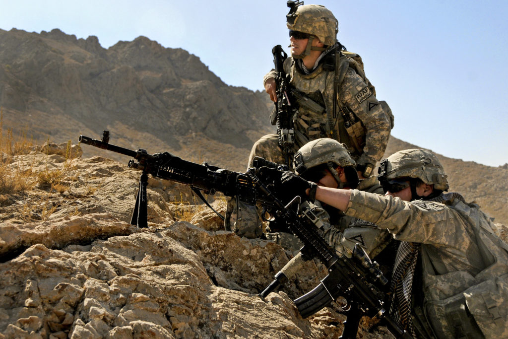 U.S. Soldiers with Charlie Company, 1st Battalion, 4th Infantry Regiment