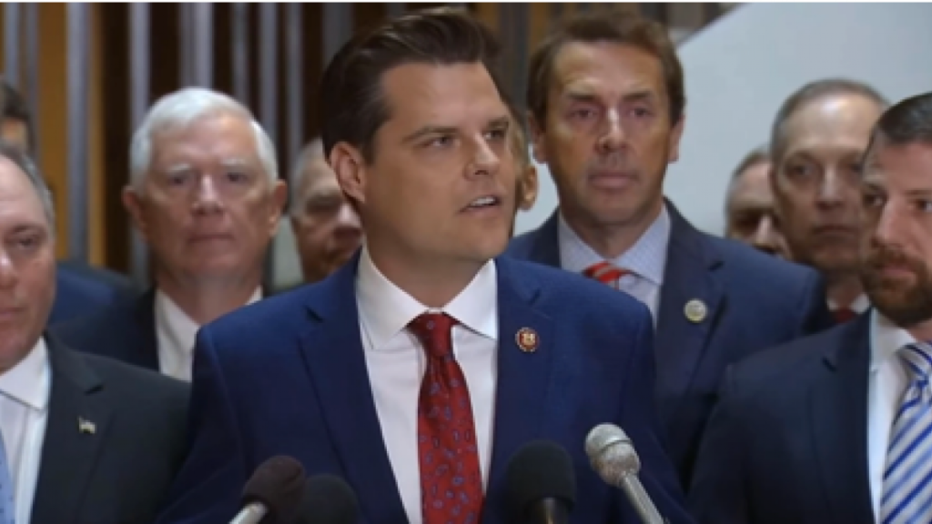 Trump’s Lawless Mob Rep. Matt Gaetz (R-Fla.)