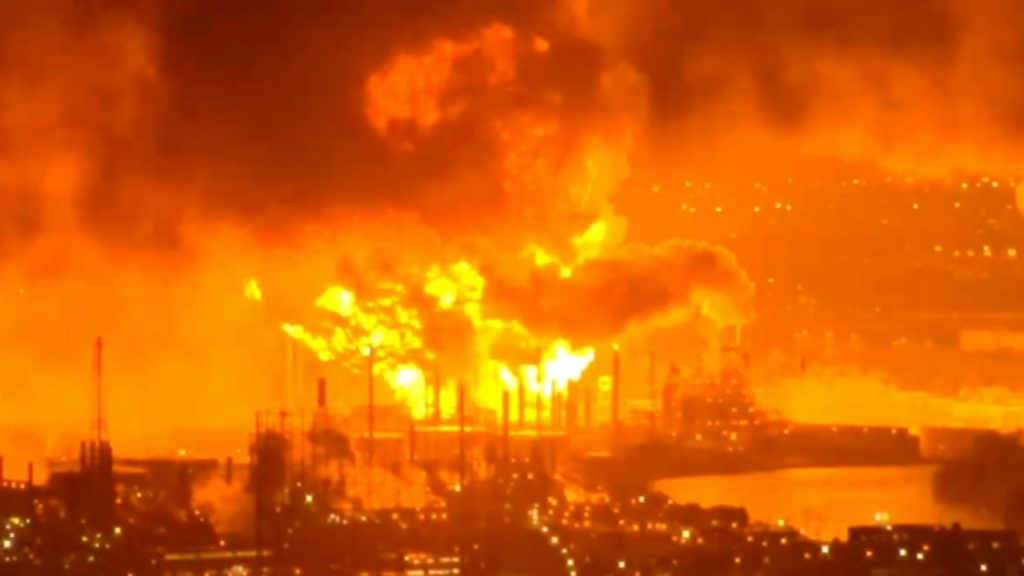Philadelphia refinery fire.