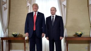 Trump with Vladimir Putin