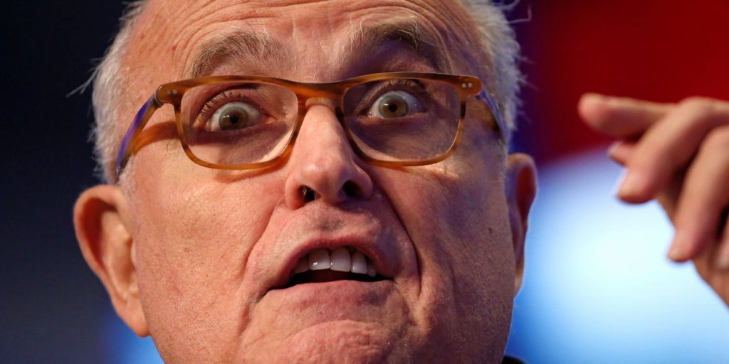 Has Trumps Psychosis affected Rudy Giuliani?
