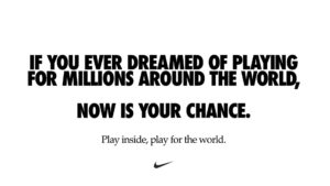 Trump Pandemic Advertisement from Nike