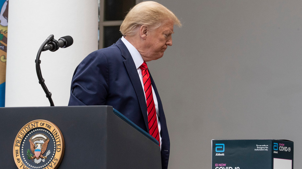 Trump Checks Out from the Coronavirus Fight
