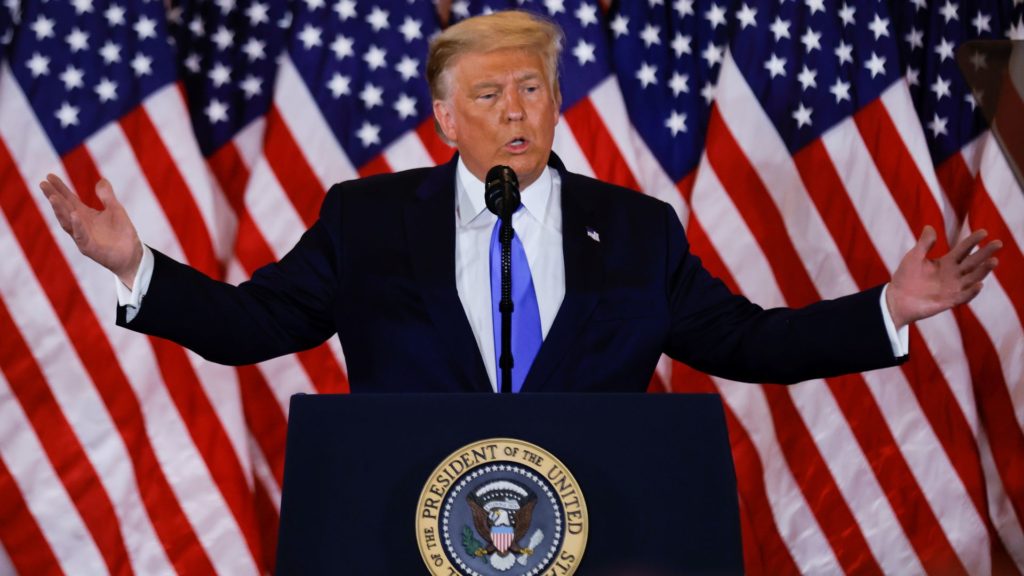 Ever Impatient Trump Can’t Stand the Wait Uncounted Votes: Trump election speech