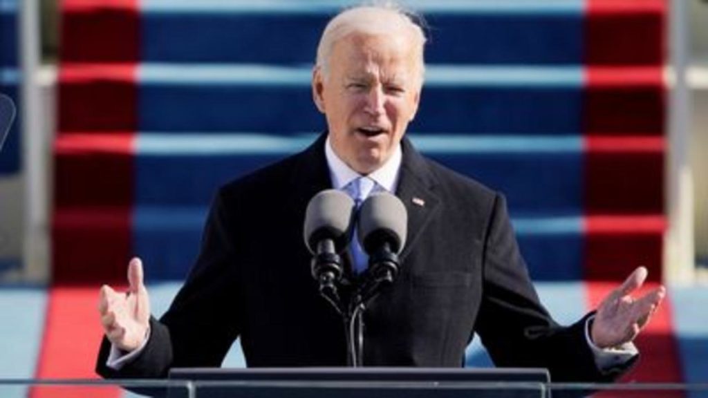 That Will Be ‘Mr. President’ for the Next Four Years President Joe Biden at his inauguration.