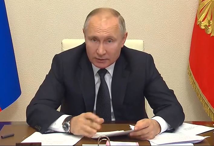 Russian Interference: Putin on Russian TVPutin on Russian TV.