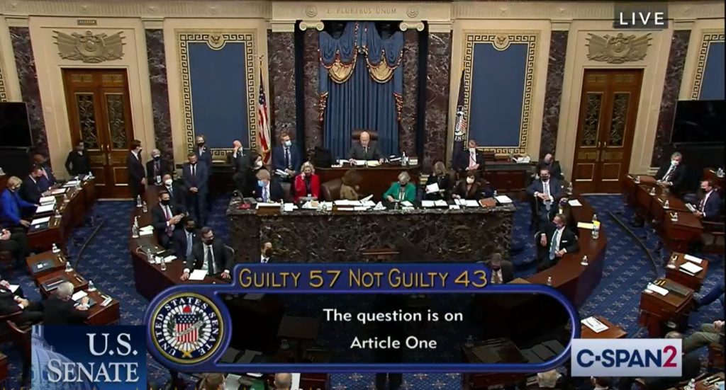 Senate Republicans: The 2nd Impeachment Vote.