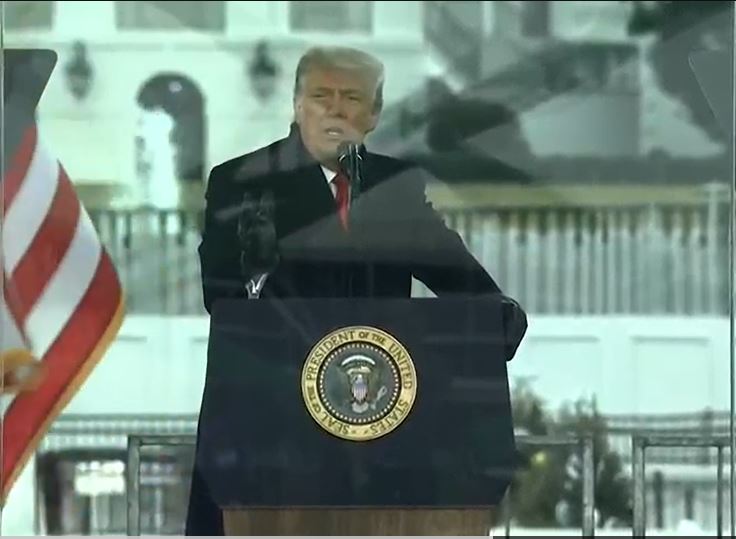 The Senate Must Convict Trump: President Trump addressed supporters near the White House on Jan. 6, shortly before members of the group stormed the U.S. Capitol. (The Washington Post)