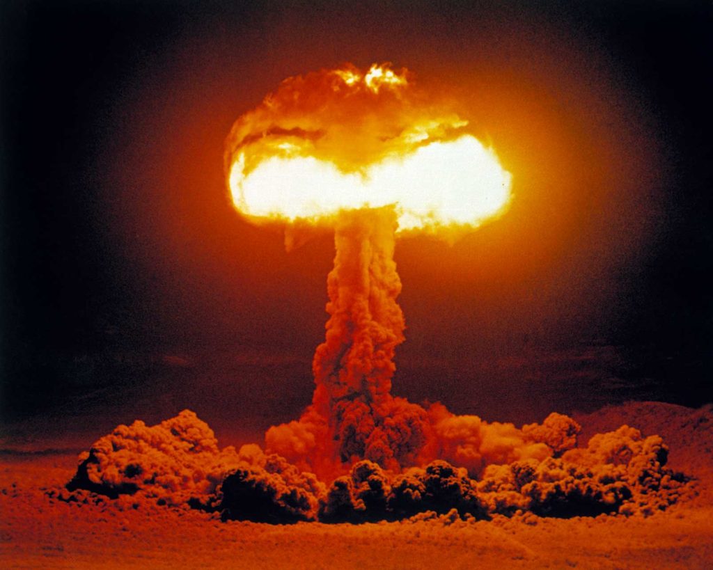 Republicans Want to Nuke Social Spending Nuclear Weapons: Mushroom Cloud.