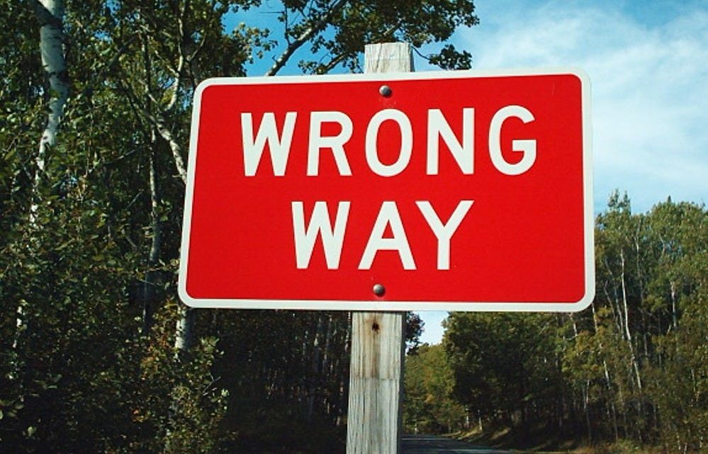 Inflation: Wrong Way Sign.