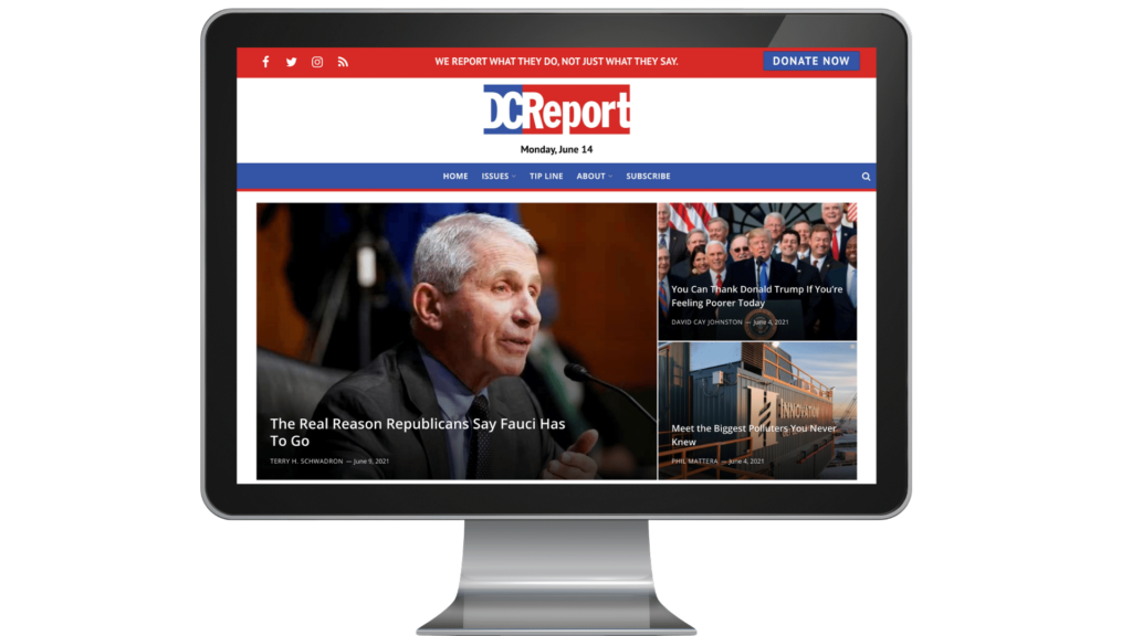 A New Look for DCReport New DCReport website