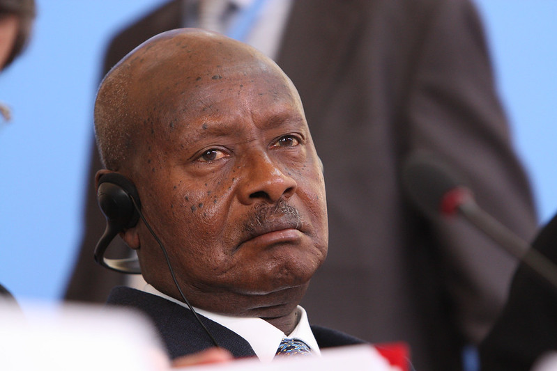 Uganda dictator Yoweri Kaguta Museveni