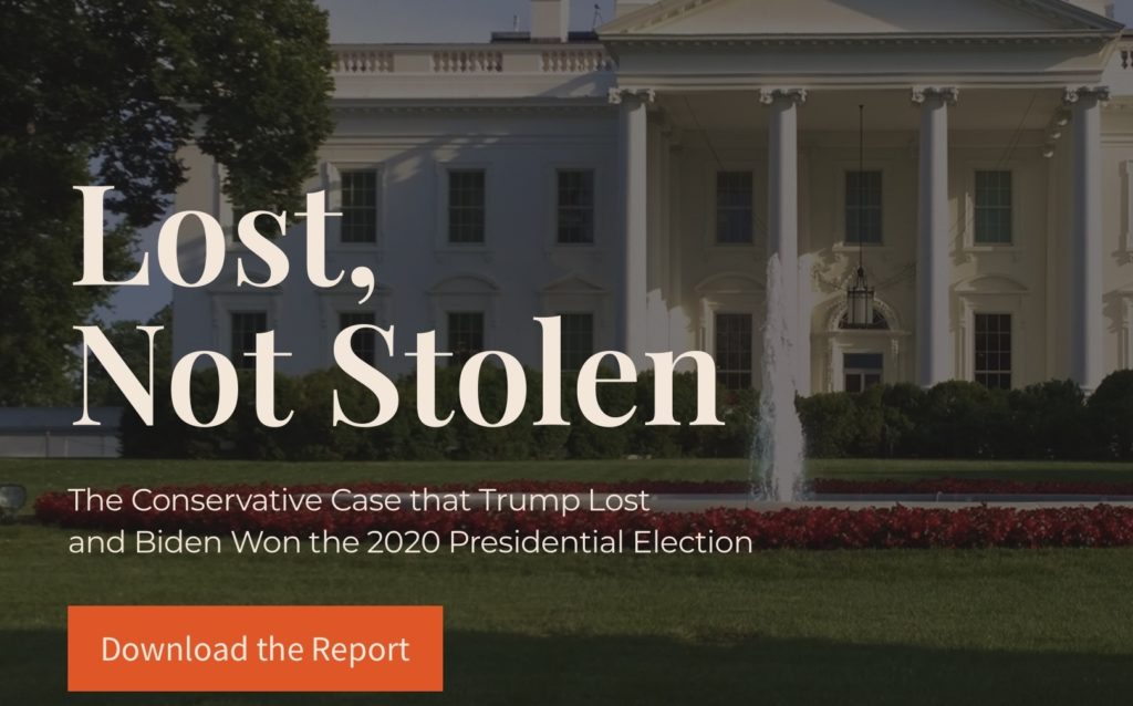 “Stolen Election” Is A Lie, Conservative GOP Leaders Declare