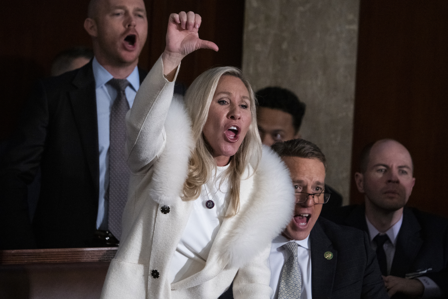 State of the Union What was gained by heckling?