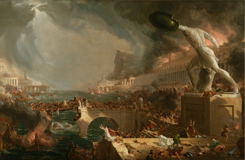 Destruction, from The Course of Empire by Thomas Cole (1836)