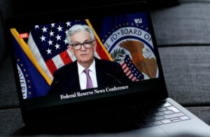 Jerome Powell talks about rates at Fed meeting