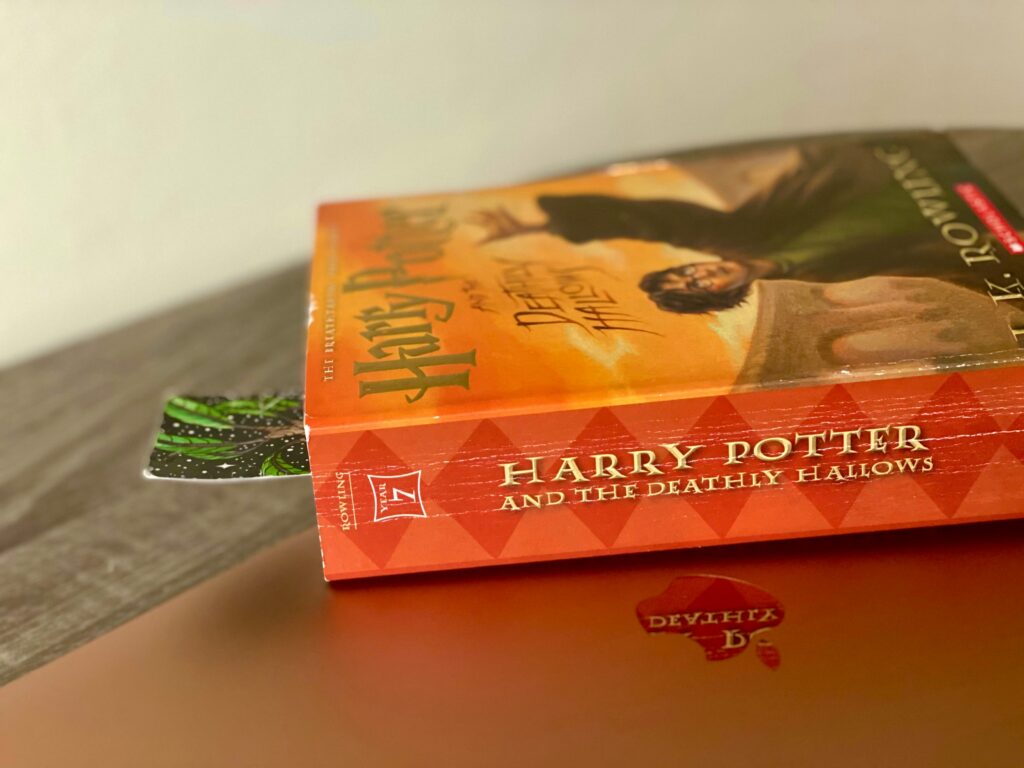 bookmark in harry potter book