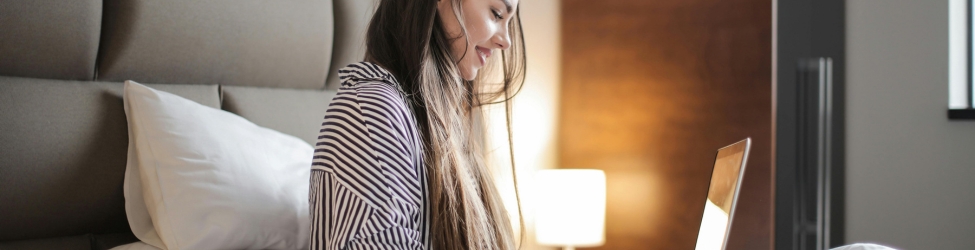 Girl on laptop