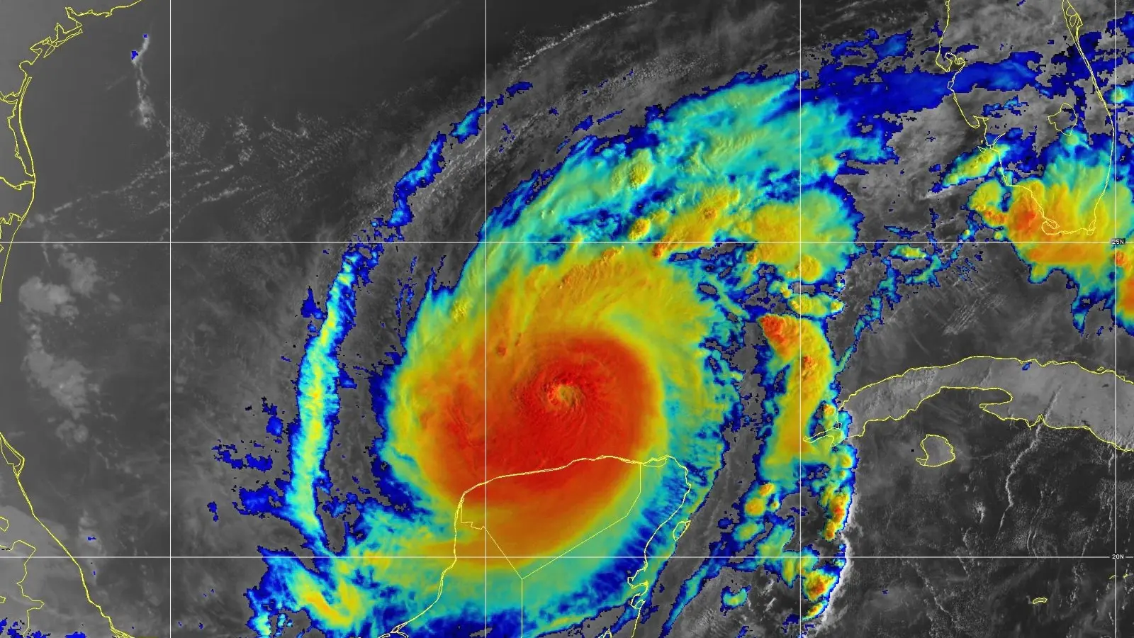 Hurricane Milton satellite image