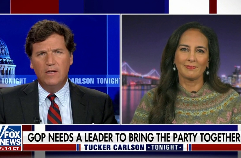 Tucker Carlson interviews Harmeet Dhillon.