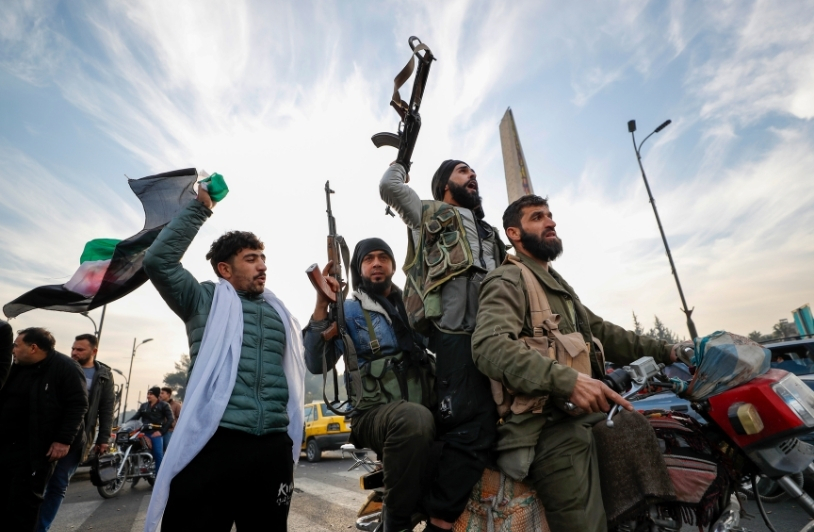 Syrian rebels in Damascus