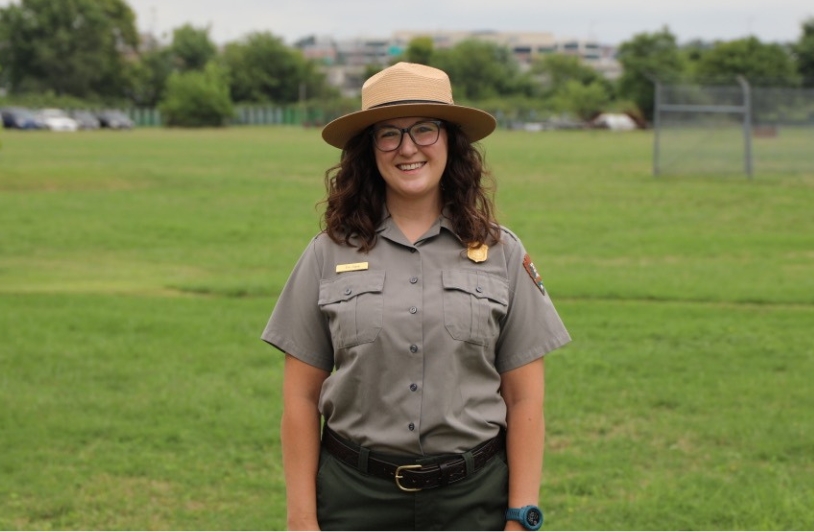 National Park Service archeologist, Erin Cagney